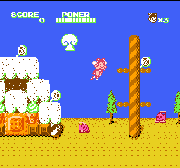 Takahashi Meijin no Bugutte Honey screenshot 3 for Famicom